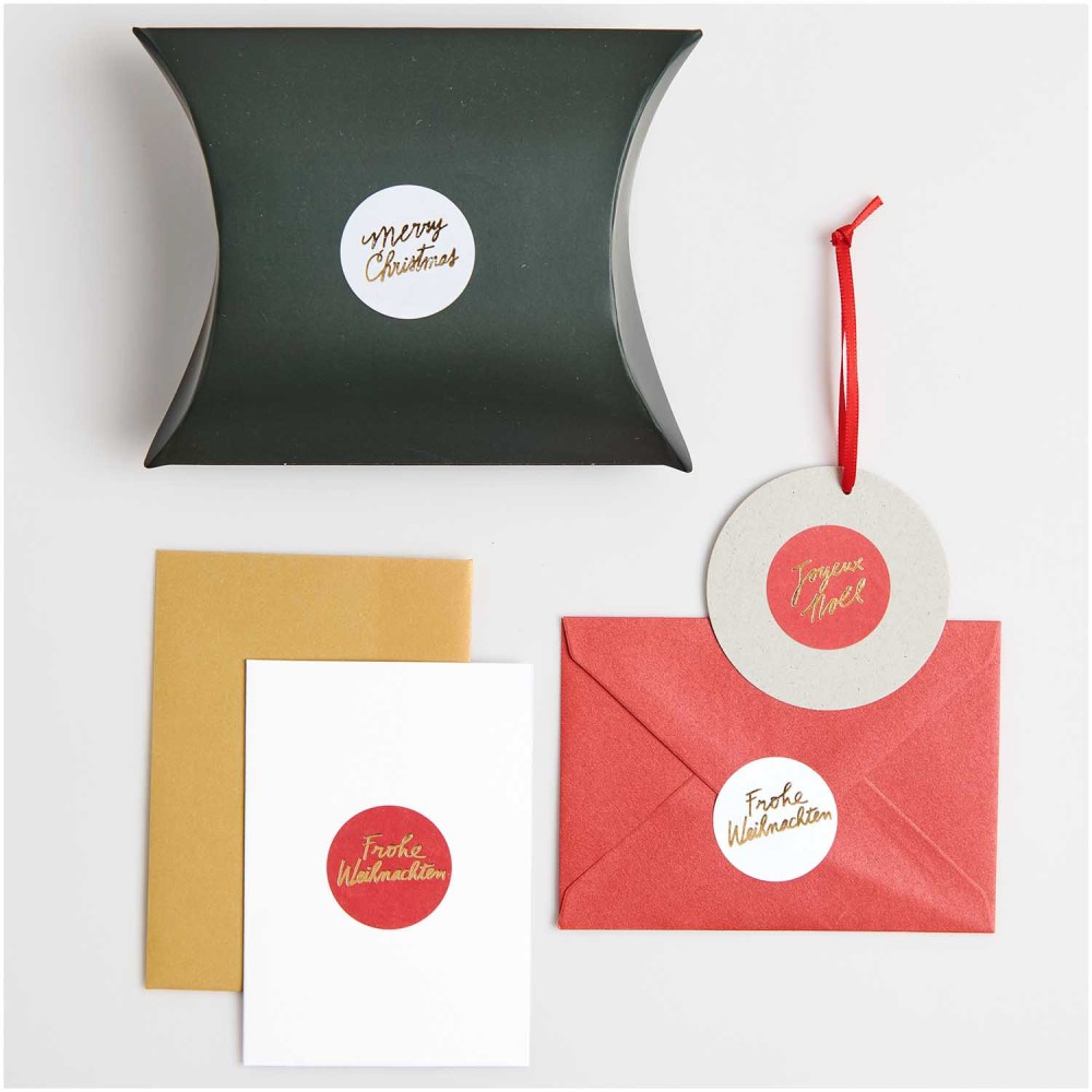 Paper stickers Merry Christmas - Paper Poetry - 24 pcs.