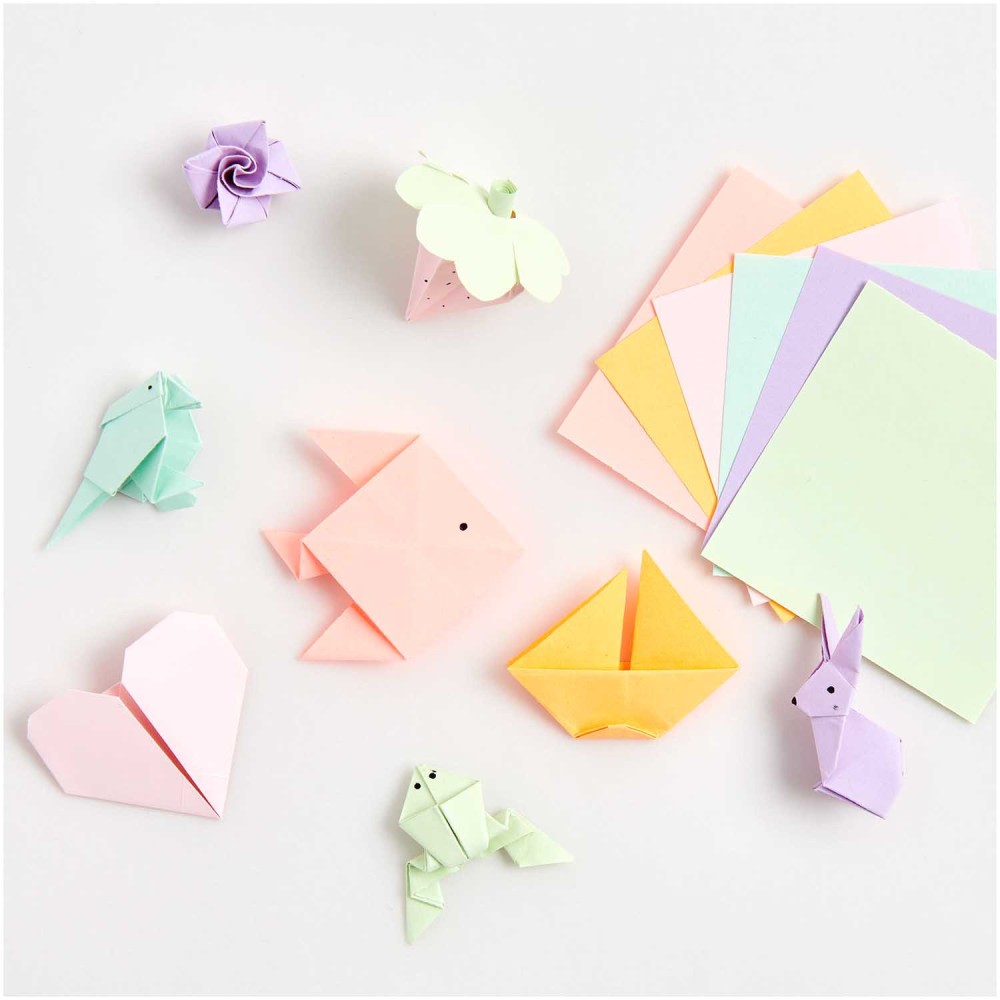 Memo Box - Paper Poetry - pastel, 5 x 5 cm, 120 pcs.