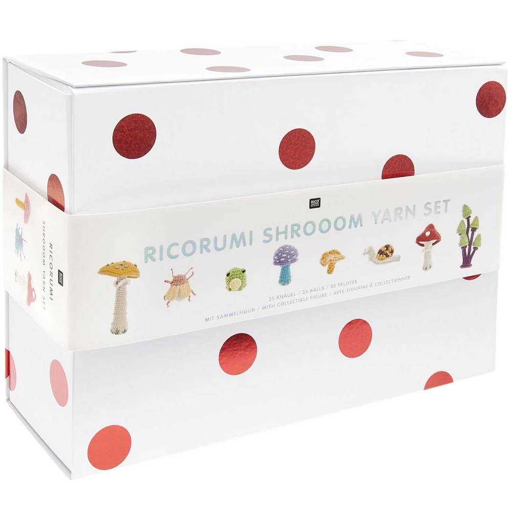Zestaw włóczek Ricorumi Shrooom - Rico Design - 35 szt.