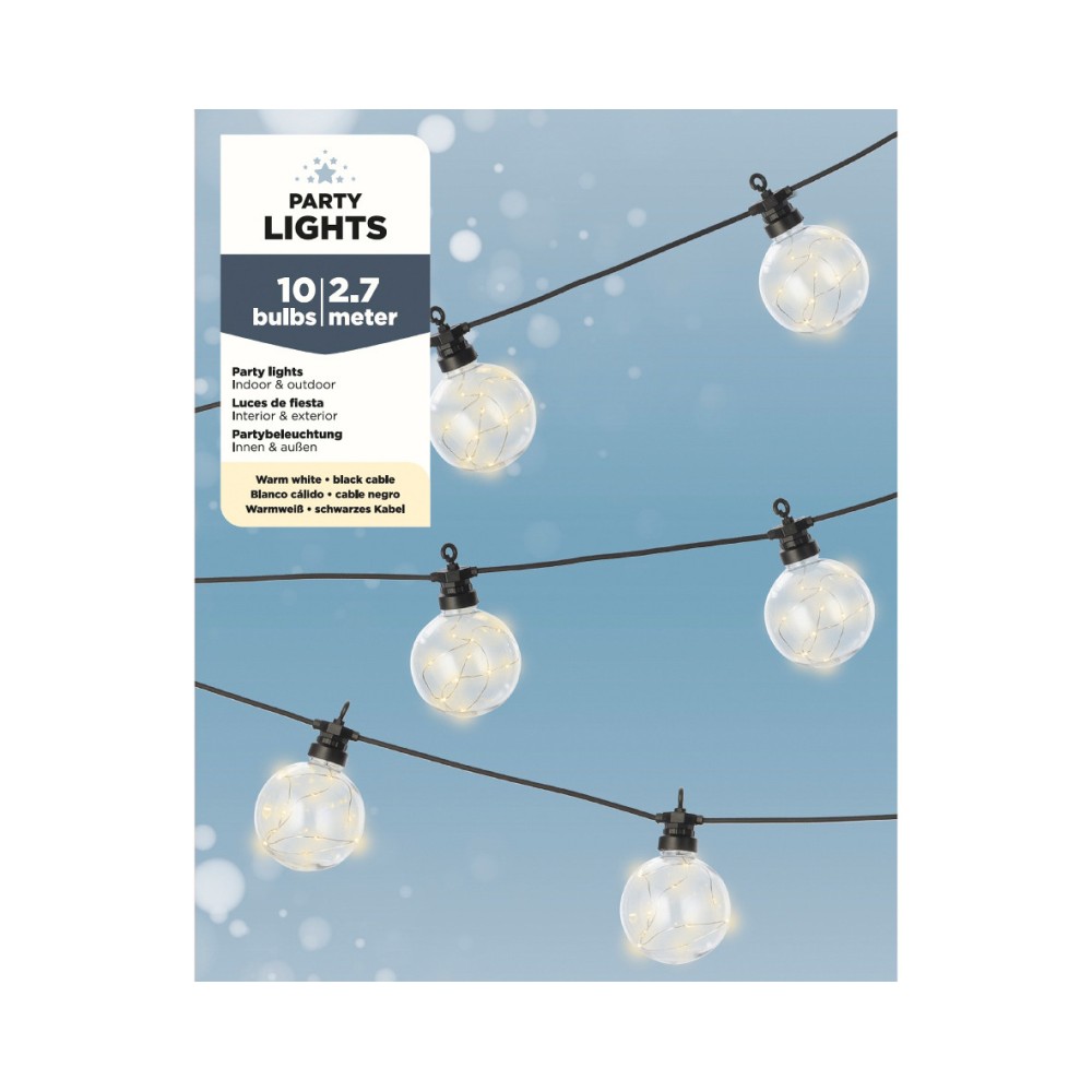 LED Party lights - multicolor light, 9,5 m