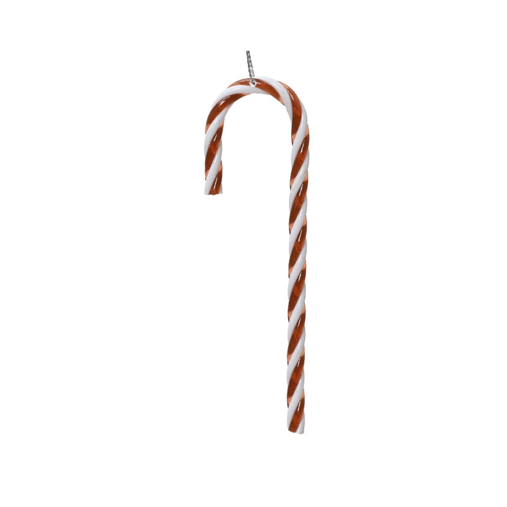 Zawieszka choinkowa nietłukąca Laska Cukrowa - 12,5 cm 4 szt.
