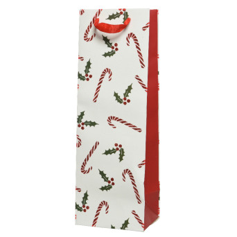 Torba prezentowa na wino Laski cukrowe - 10 x 12 x 36 cm