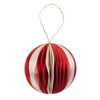 Paper honeycomb pendant Yorki Ball - 13 cm
