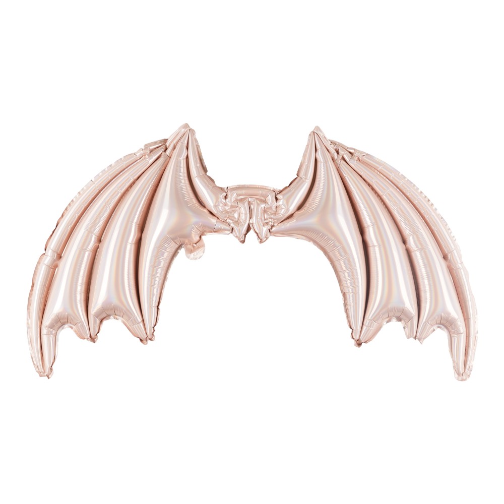 Foil balloon Bat Wings - pink, 85 x 50 cm