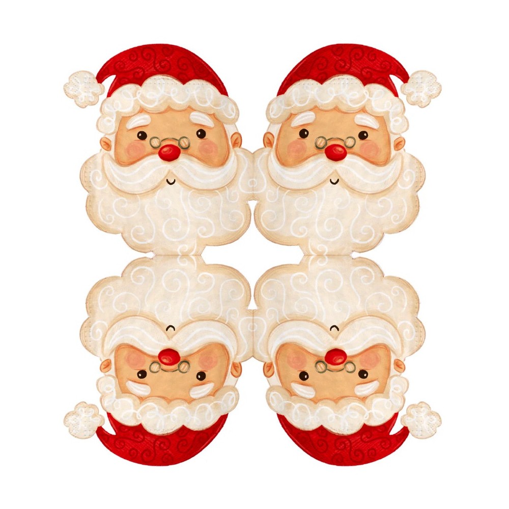 Paper napkins Santa Claus - 29,4 x 33 cm, 10 pcs.