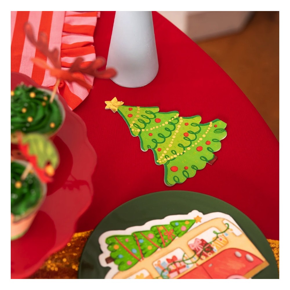 Paper napkins Christmas Tree - 23 x 30,8 cm, 10 pcs.