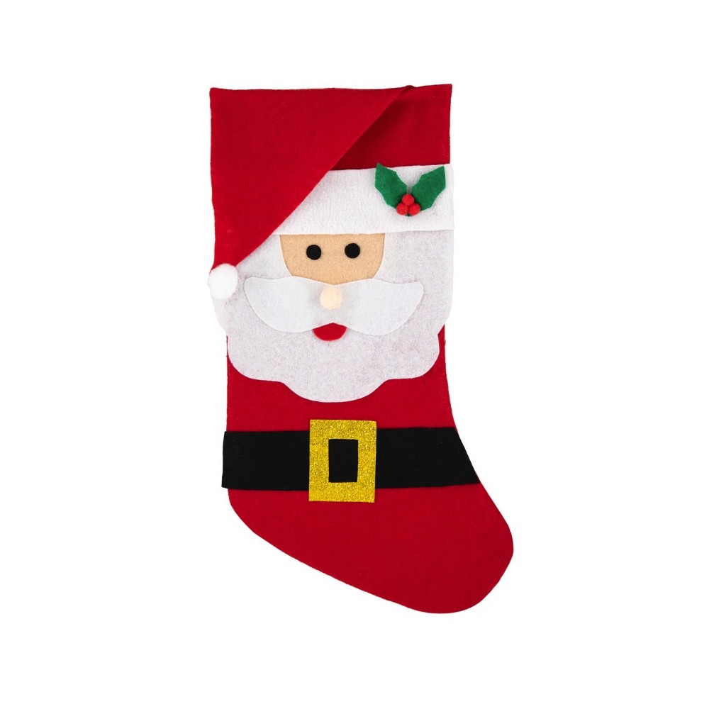 Christmas Santa Claus sock - 28 x 40 cm