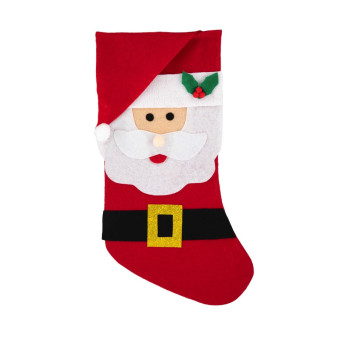 Christmas Santa Claus sock - 28 x 40 cm