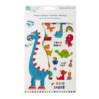 Temporary tattoos glowing in the dark Dinosaurs - DpCraft
