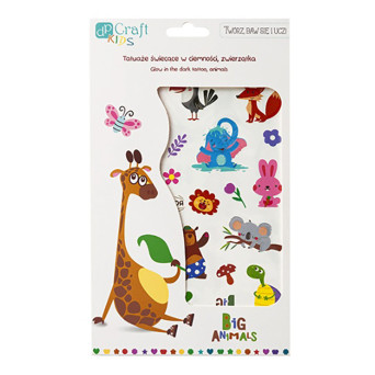 Temporary tattoos glowing in the dark Animals - DpCraft