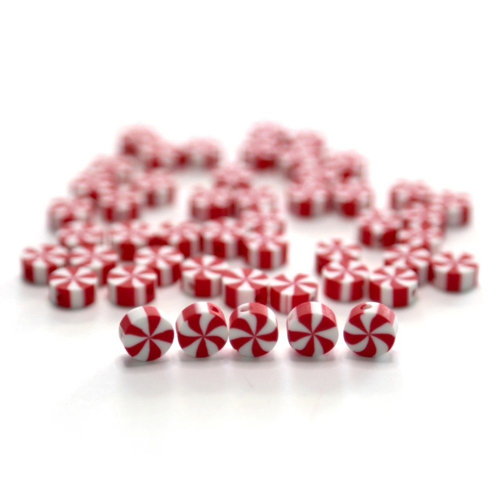 Polymer beads Candies - DpCraft - 1 cm, 48 pcs.