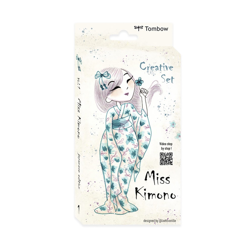 Zestaw pisaków Limited Edition Miss Kimono - Tombow - 6 szt.