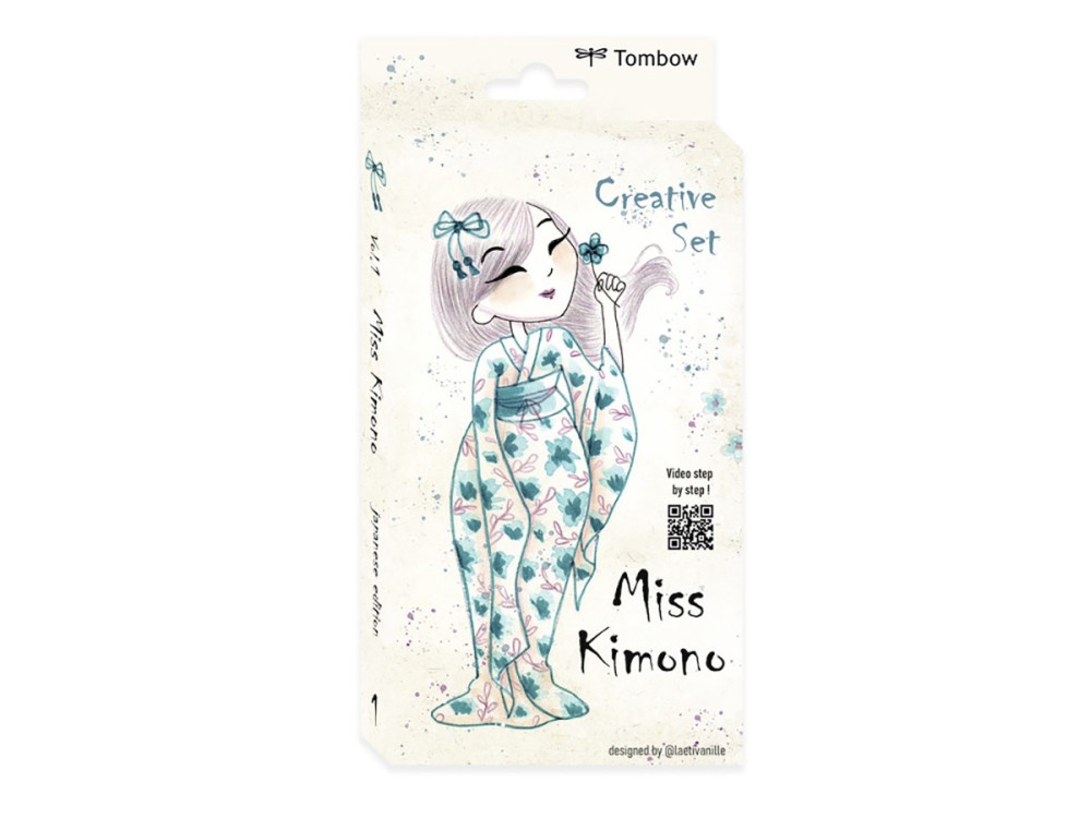 Zestaw pisaków Limited Edition Miss Kimono - Tombow - 6 szt.