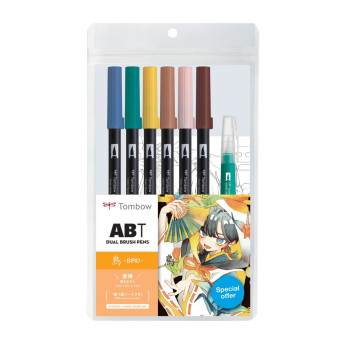 Zestaw pisaków Limited Edition Manga Bird - Tombow - 10 szt.
