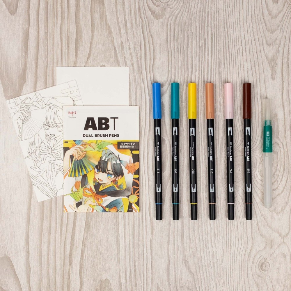 Zestaw pisaków Limited Edition Manga Bird - Tombow - 10 szt.