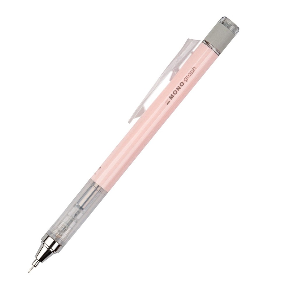 Zestaw ołówek MONO Graph + gumka - Tombow - Coral Pink