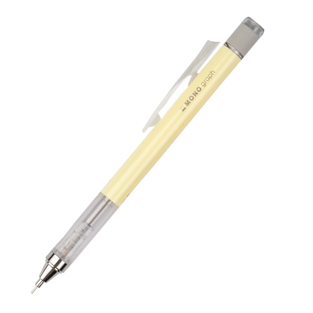 Zestaw ołówek MONO Graph + gumka - Tombow - Cream Yellow
