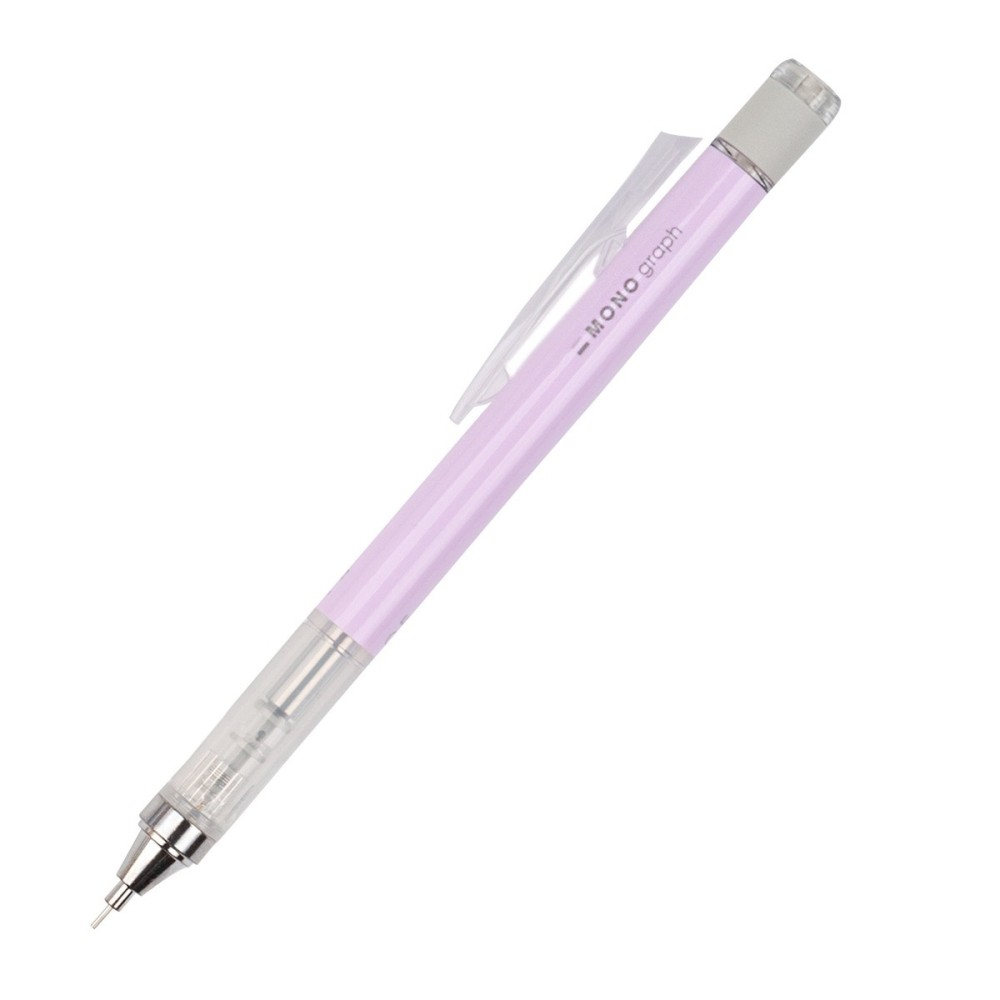 Zestaw ołówek MONO Graph + gumka - Tombow - Lavender