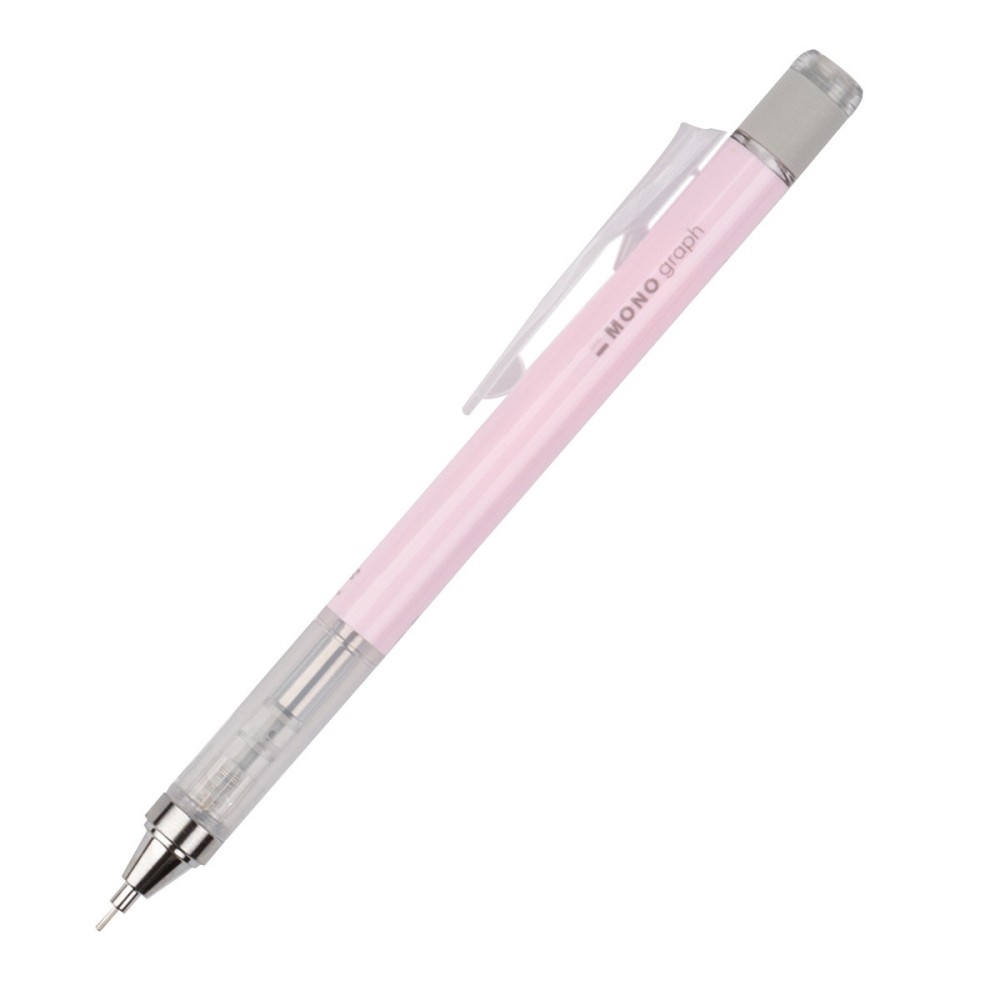 Zestaw ołówek MONO Graph + gumka - Tombow - Pink