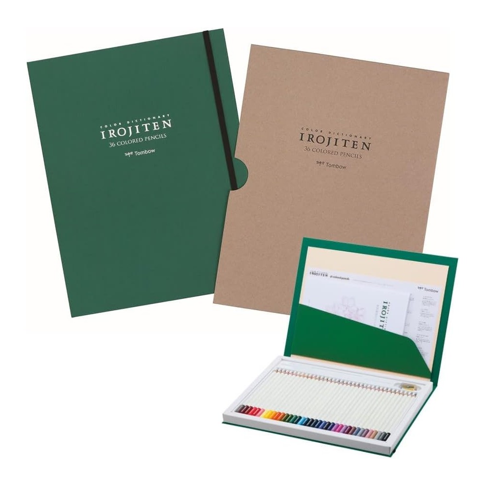 Set of color pencils Irojiten with sharpener - Tombow - 36 pcs.