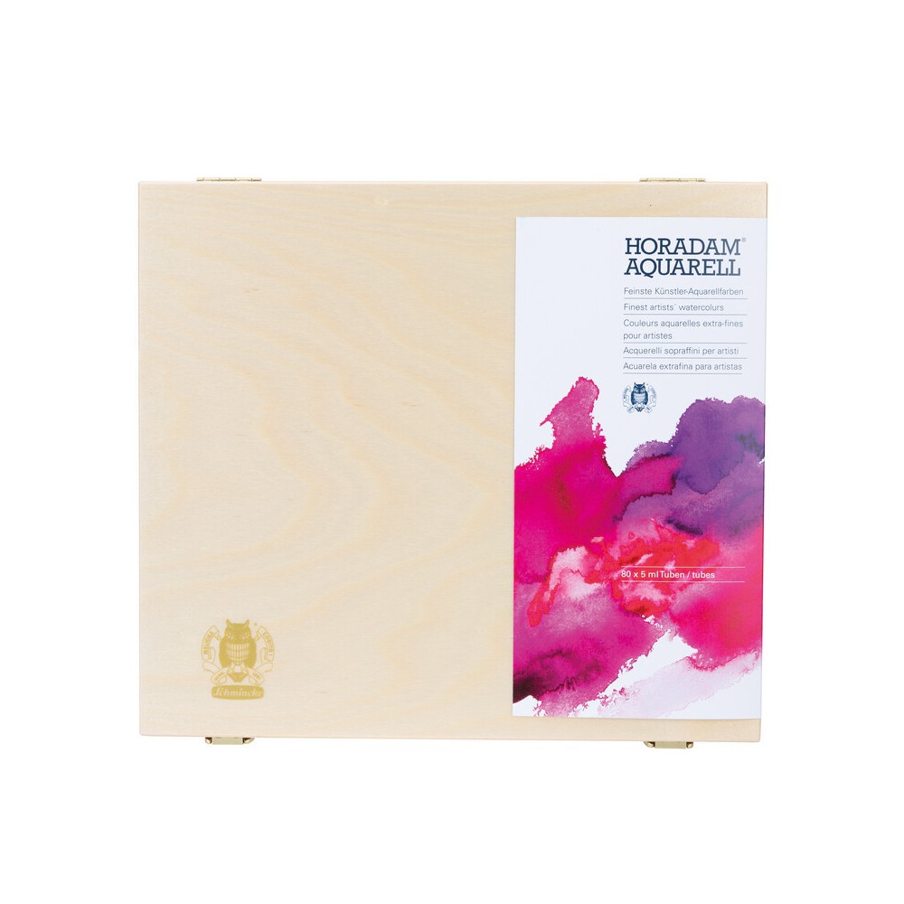 Zestaw akwareli Horadam Aquarell - Schmincke - 80 kolorów x 5 ml