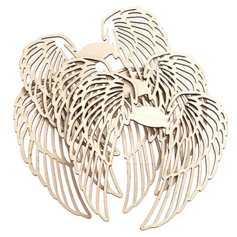 Wooden shapes Angel Wings - DpCraft - 14 cm, 4 pcs.