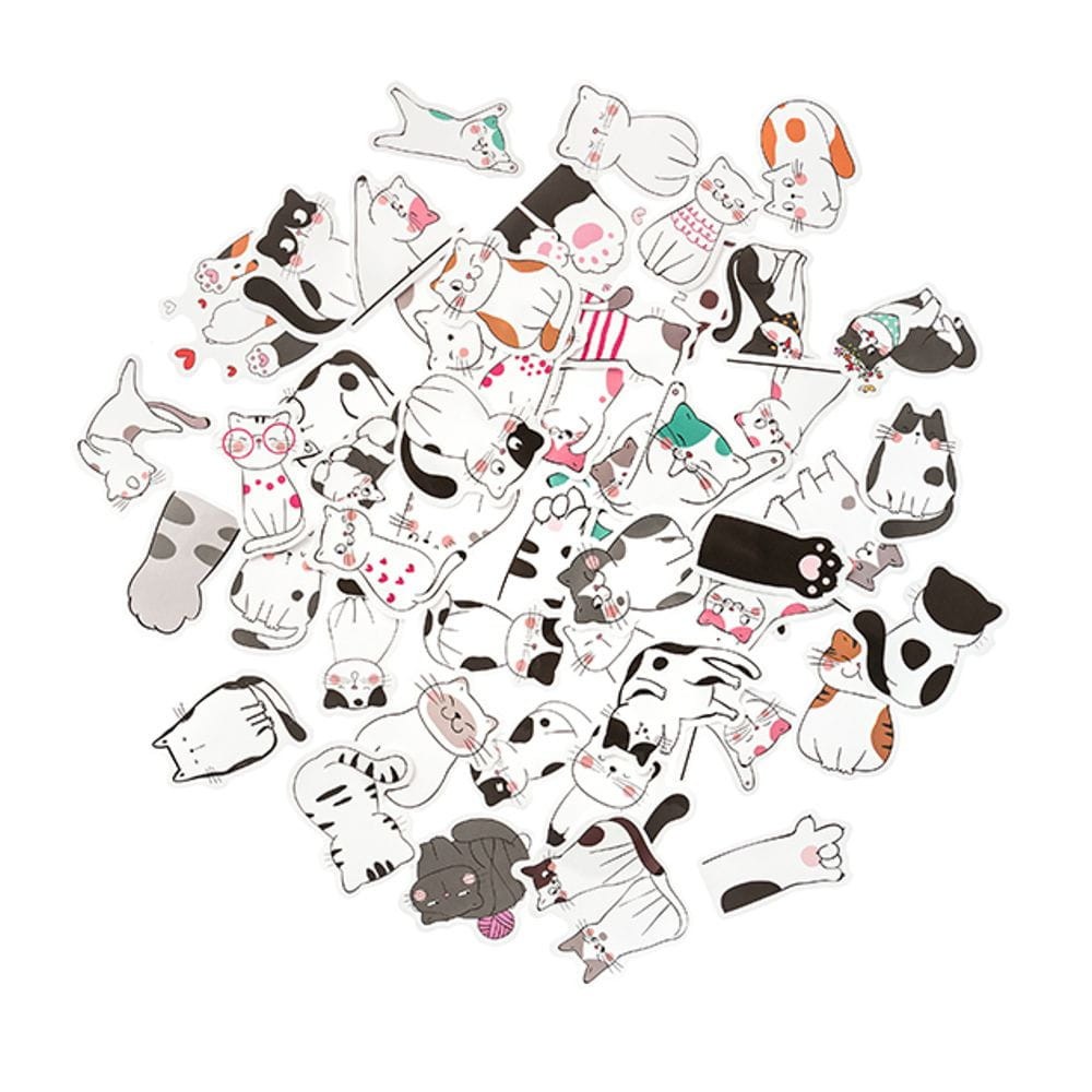 Vinyl stickers Cat's - DpCraft - 50 pcs.