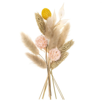 Mini bouquet of dried flowers Beige Touch - DpCraft - 20 cm