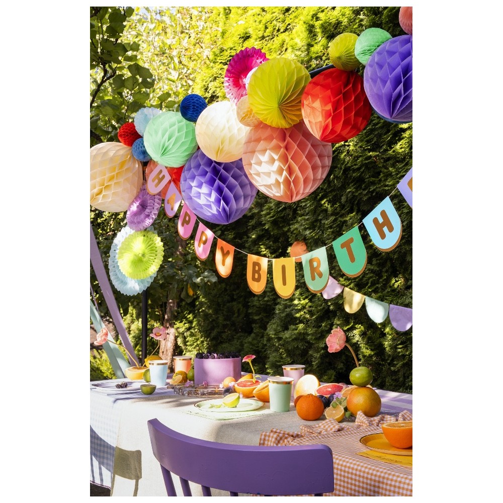 Garland Happy Birthday - 12 x 163 cm