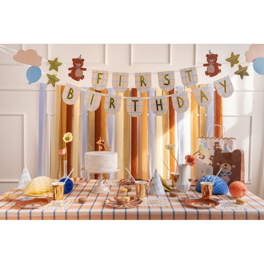 Garland First Birthday Teddy Bears - 13 x 255 cm