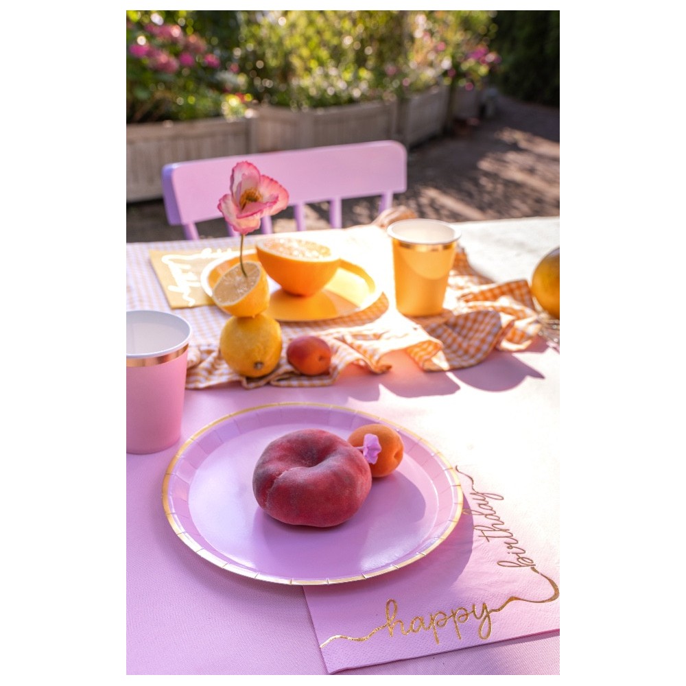 Paper napkins Happy Birthday - colorful, 16,5 x 16,5 cm, 12 pcs.
