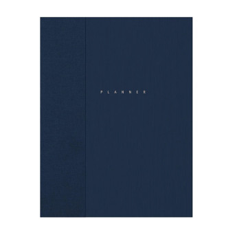 Classic undated planner - Papierniczeni - Midnight, hard cover