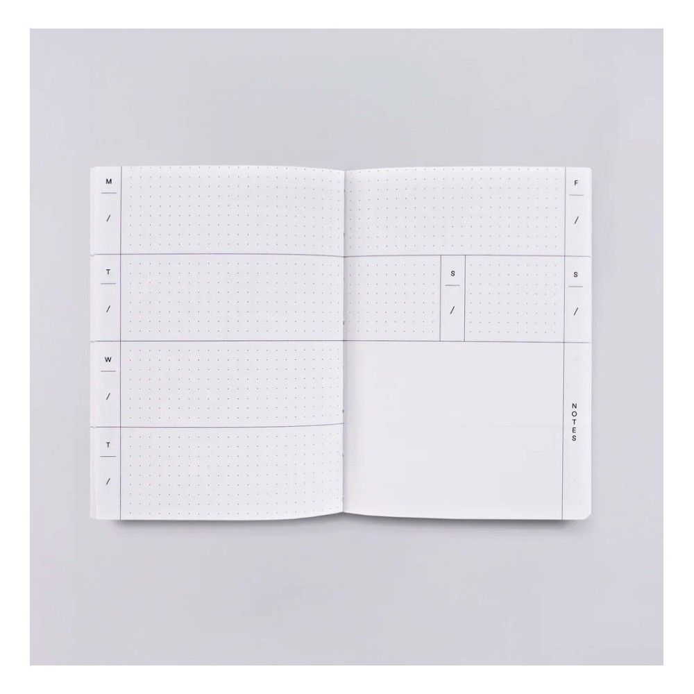 Undated weekly planner Moab A6 - The Completist. - 90 g/m2