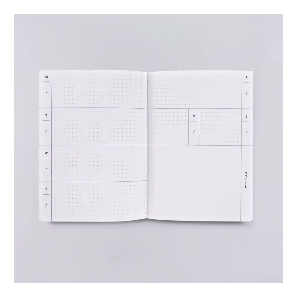 Planer tygodniowy Seoul A6 - The Completist. - 90 g/m2