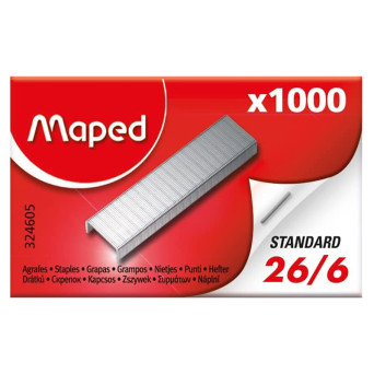 Staplers 26/6 - Maped - 1000 pcs.