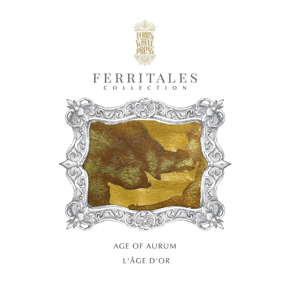Calligraphy ink FerriTales - Ferris Wheel Press - Age of Aurum, 20 ml