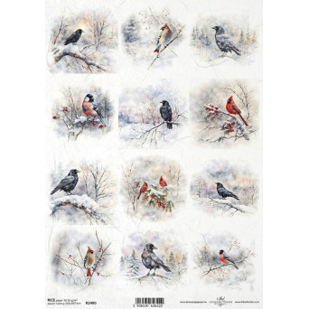 Papier do decoupage A4 - ITD Collection - ryżowy, R2490