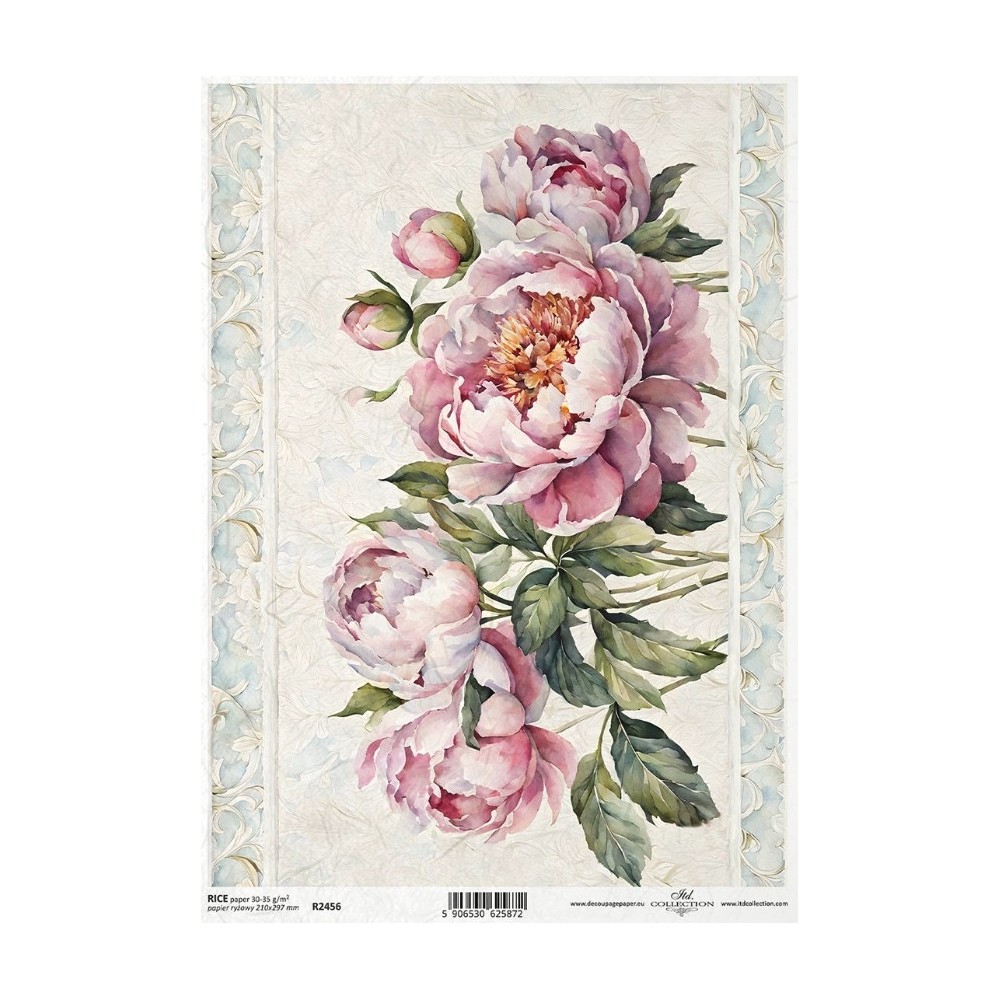 Papier do decoupage A4 - ITD Collection - ryżowy, R2456