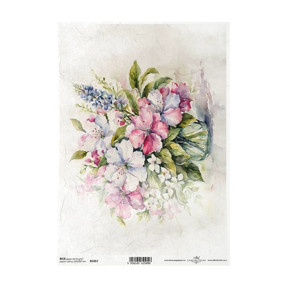 Decoupage paper A4 - ITD Collection - rice, R2457