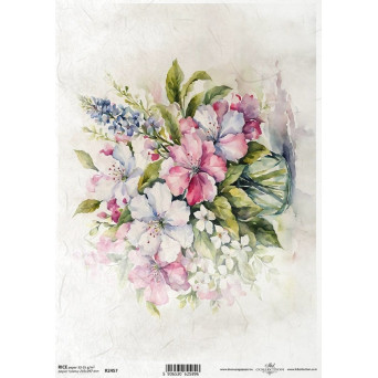 Papier do decoupage A4 - ITD Collection - ryżowy, R2457