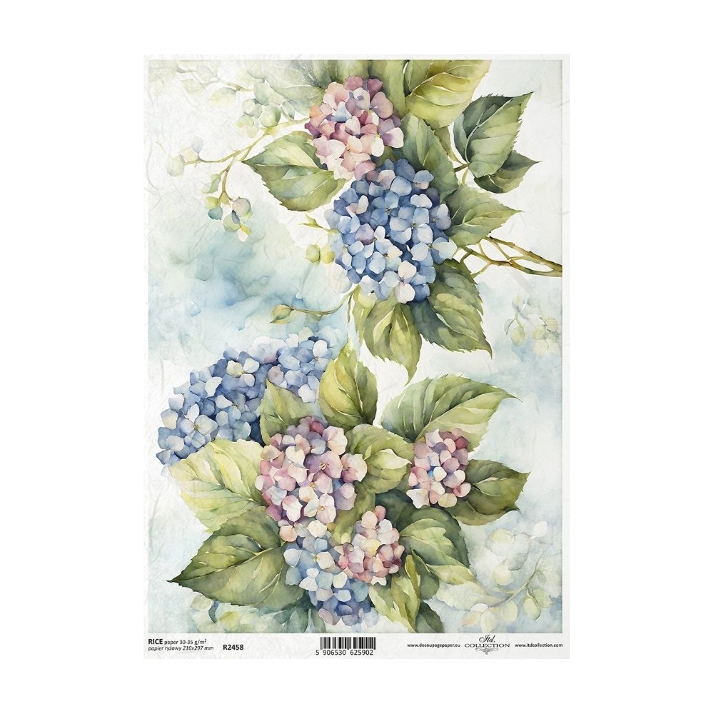 Papier do decoupage A4 - ITD Collection - ryżowy, R2458