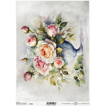 Decoupage paper A4 - ITD Collection - rice, R2461
