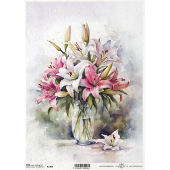 Decoupage paper A4 - ITD Collection - rice, R2464