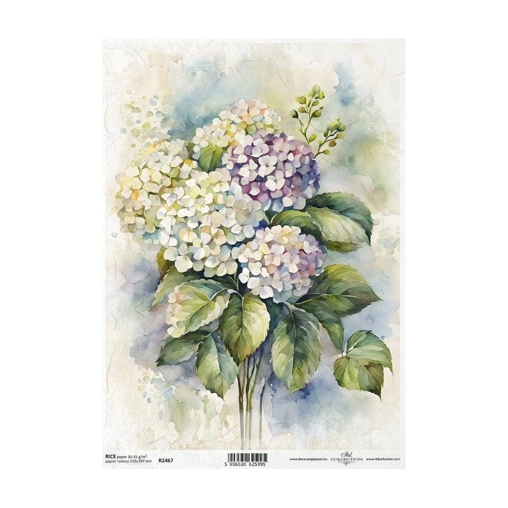 Decoupage paper A4 - ITD Collection - rice, R2467