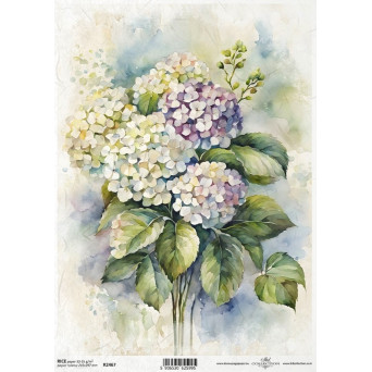 Decoupage paper A4 - ITD Collection - rice, R2467