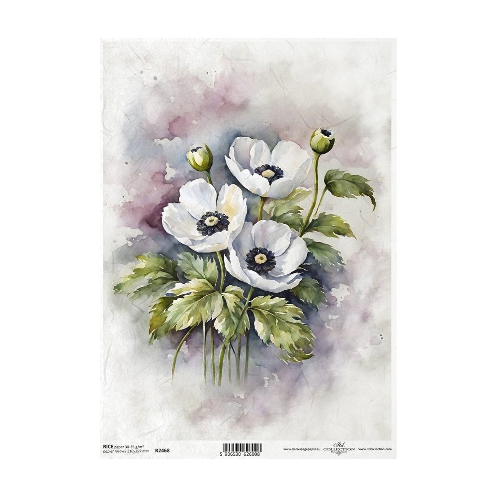 Decoupage paper A4 - ITD Collection - rice, R2468