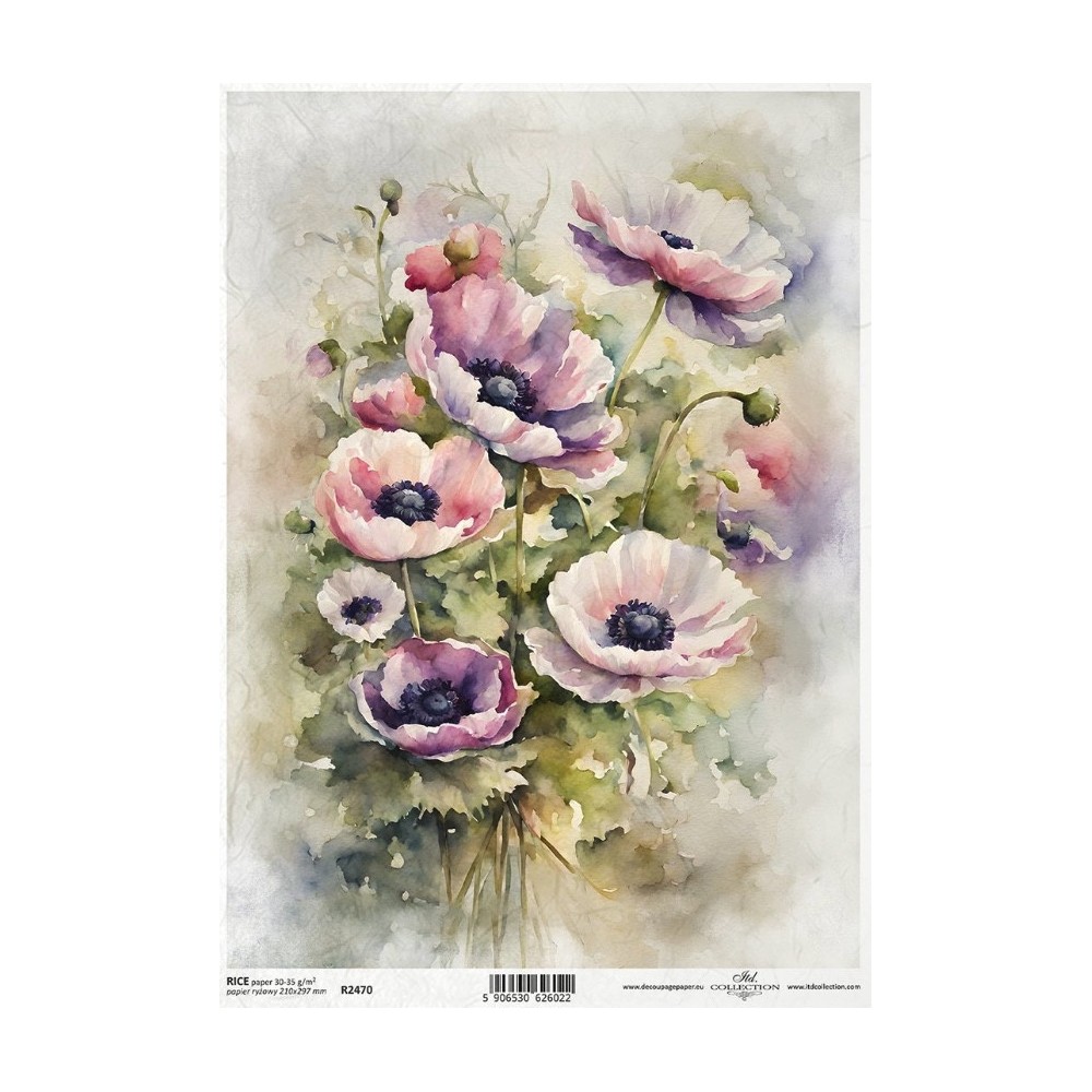 Papier do decoupage A4 - ITD Collection - ryżowy, R2470