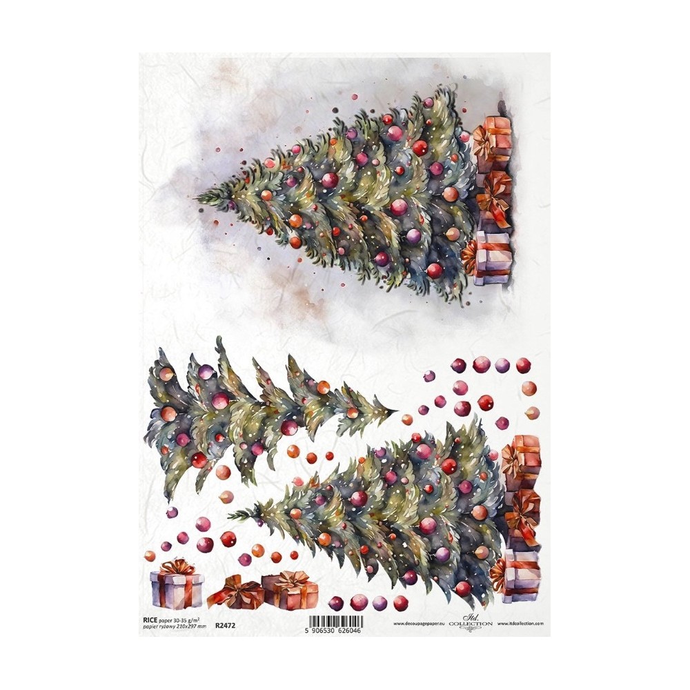Decoupage paper A4 - ITD Collection - rice, R2472