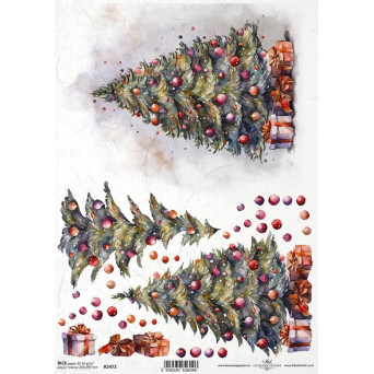 Papier do decoupage A4 - ITD Collection - ryżowy, R2472
