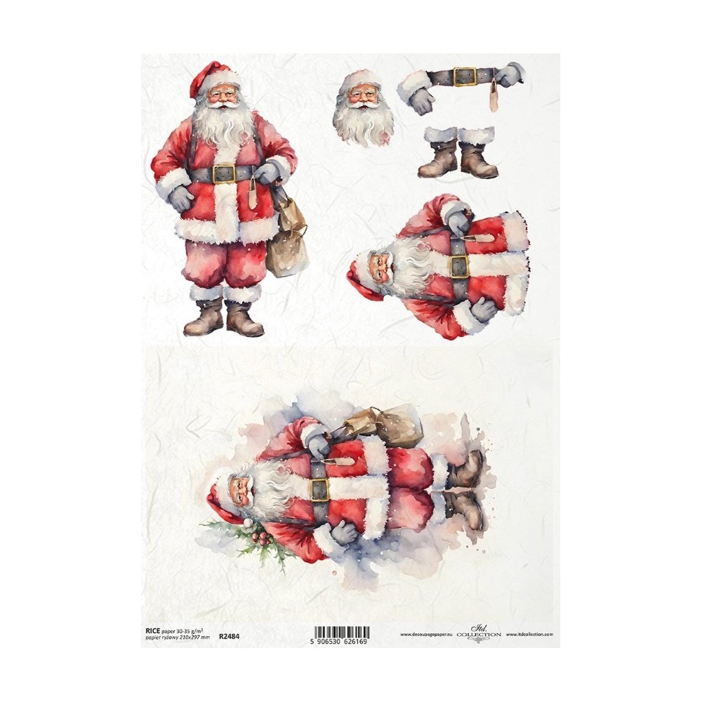 Papier do decoupage A4 - ITD Collection - ryżowy, R2484